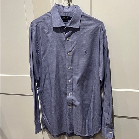 Polo by Ralph Lauren Men's Classic Navy Dress Shirt - Picture 1 of 11